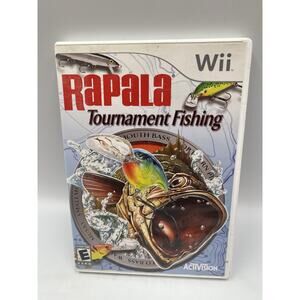 Rapala Tournament Fishing (Nintendo Wii, 2006) - Complete With Manual